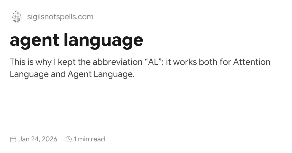 agent language
